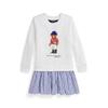 Girls 2 6 Polo Bear Stripe Fleece Dress
