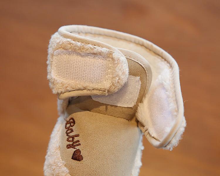 Winter Velvet Baby Shoes - Non-Slip, Soft Sole, Cotton Prewalker for Boys & Girls