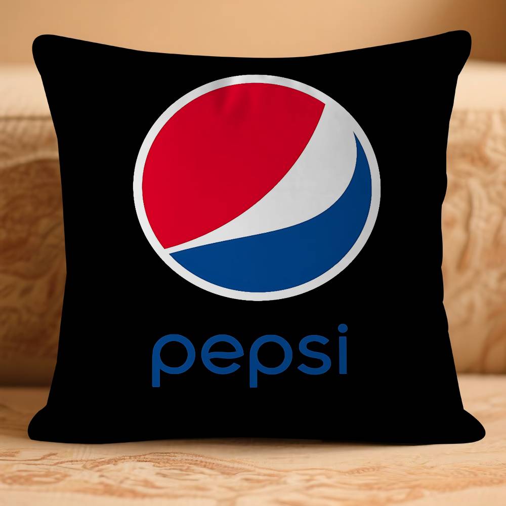 SodaS Markenkunst - Pepsis Kissenbezug Abnehmbarer Waschbarer Kissenbezug – Ganzjährige Weiche Leinen