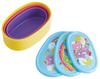 Skater Bento Boxes, Lunch Boxes, Sealable Containers, Storage Containers, Set of 3, Made in Japan, Care Bears Skateboard Design, SRS3S-A