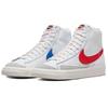 Nike Blazer Mid 77 Vintage White Blue Red Men Sneakers Medium-Blue Sail Habanero-Red BQ6806-117