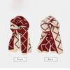Winter Warm Knitted Scarf Thickened Neckerchief Vintage Long Scarves