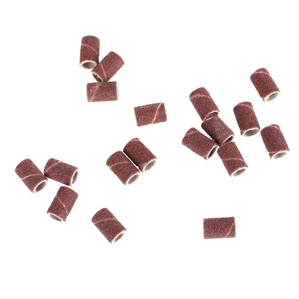 20 Stück Schleifbänder mit Körnung 80, Ersatzbits für Nailart-Bohrmaschinen