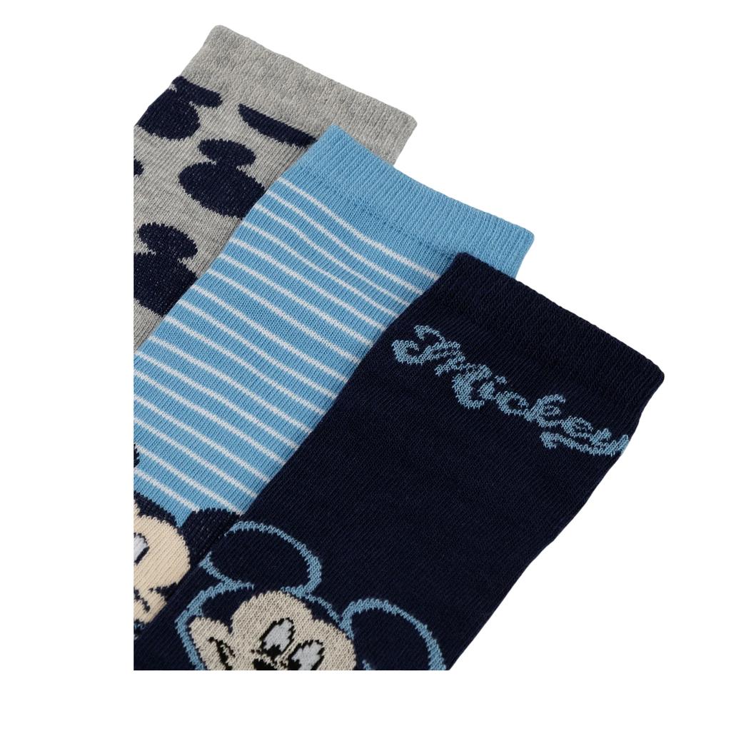 Disney Boys Mickey Mouse Calf Socks (Pack of 5)