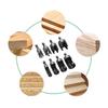 8Pcs Wood Plug Cutter Straight and Taper ClawDrill Bit Set Woodworking Hole Saw Cutting Tool 5/8" 1/2" 3/8" 1/4"