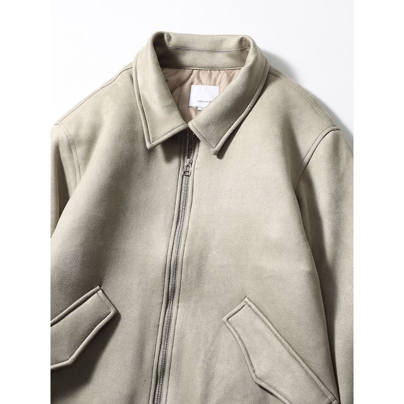 Maillard Suede Two Cotton Outwear Men Fall and Winter Retro Lapels Workwear Cotton Coat Export Men's Cotton-Padded Clothes Jacket