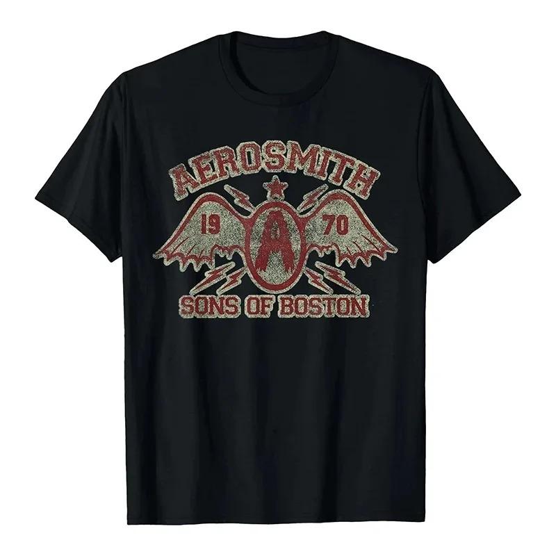 Aerosmith An American Hard Rock Band Is A Classic Casual Tshirt Luxury Brand for Both Men and Women Top 2026 M