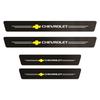 High-quality Carbon Fiber Car Door Sill Protector Sticker For Chevrolet Spark Captiva Cruze Tracker Epica Nubira Malibu Optra