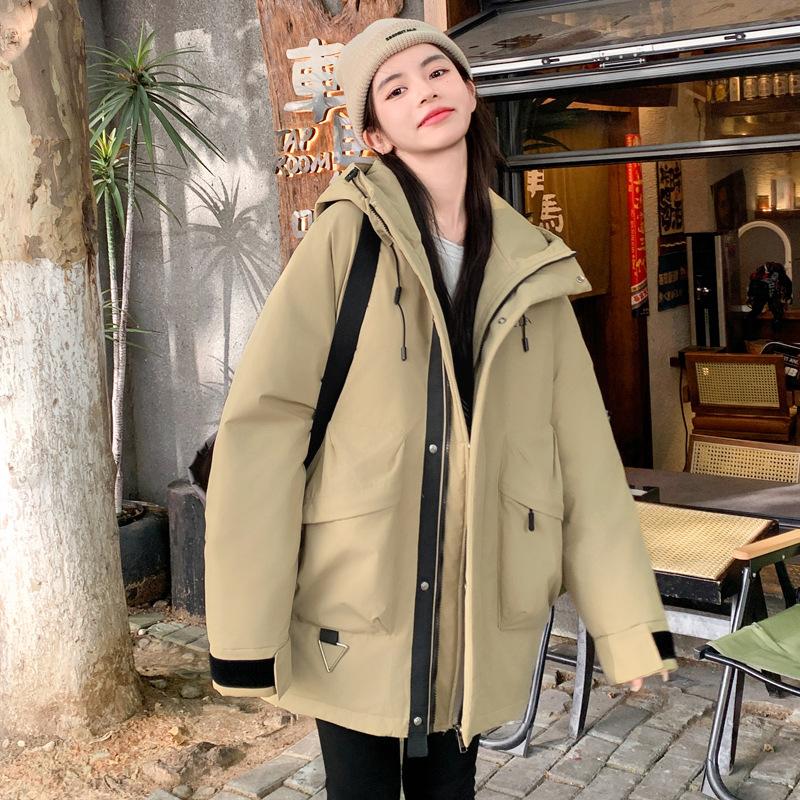 Jacket Men's Outdoor Tooling Wind Jacket Men's and Women's Hooded Trend Brand Versatile Wear-resistant Jacket Windbreaker