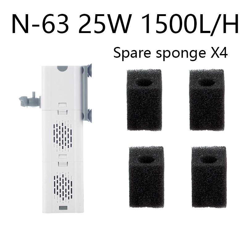 Oxygen Air fish tank filter Aquarium Filter pump Fish Tank Pump 110V 220V water pump aquarium DIY box Sponge bacteria ball ring