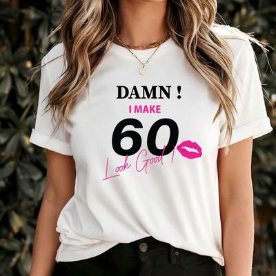 60. Geburtstag T-Shirt, Geburtstagstruppe, Individuelles Geburtstagsgeschenk, Verdammt Geburtstag