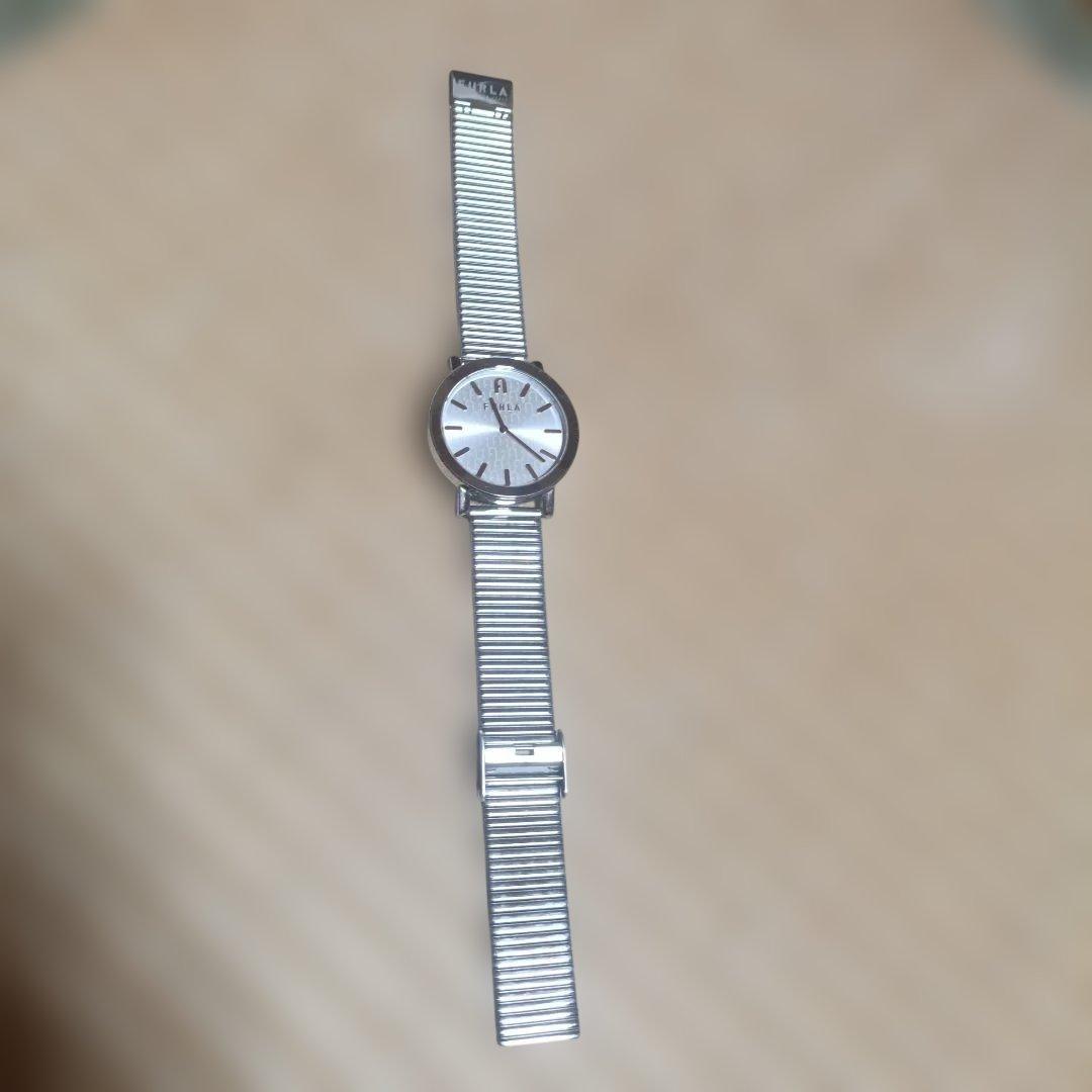 Used FURLA Watch Silver Mesh Band