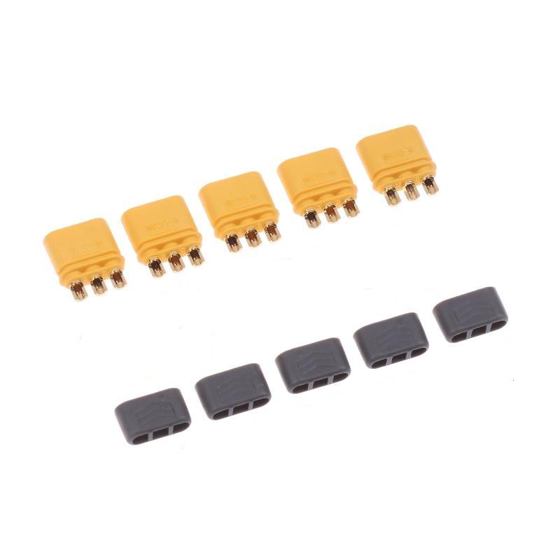 

(YY)5 пар 2025 Новий роз єм MR30 Male Female Plug Позолочений з корпусом-оболонкою для RC Lipo батареї Мультикоптера Літака