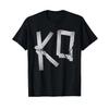 KO Pro Wrestling Vintage Modern Schwarz Rundhals T-Shirt Erwachsene Fans Sportbegeisterte vintage Gewaschen Mode