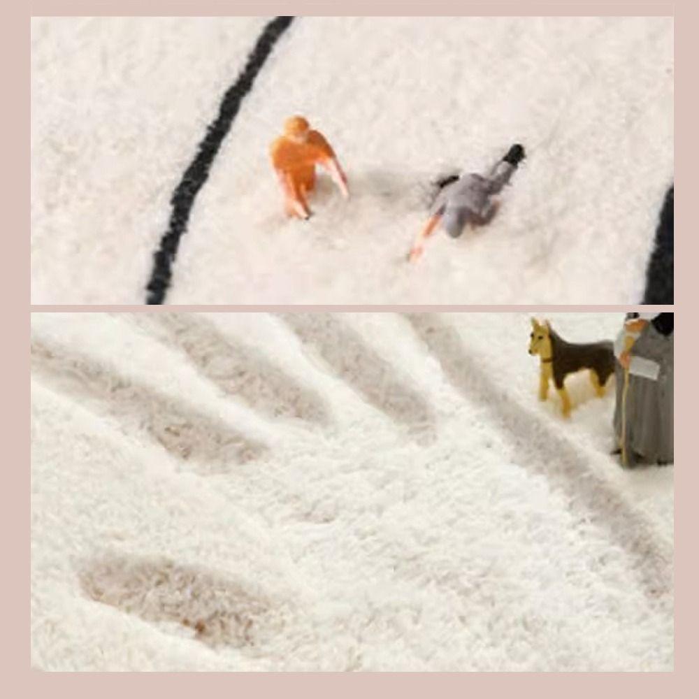 Floor Decorative Bathroom Mat Imitation Cashmere Entrance Rug New Door Mat  Halloween