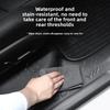 QRZL4 For Tesla Model YL 6-seater Threshold Protection Strip TPE Anti Kick Welcome Pedal Interior Accessor Car Sticker