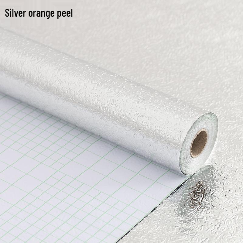 Oil-Proof, Moisture-Resistant, Self-Adhesive Aluminum Foil Stickers for Kitchen, Cupboards, Drawers, Wardrobes, and Shoe Cabinets.