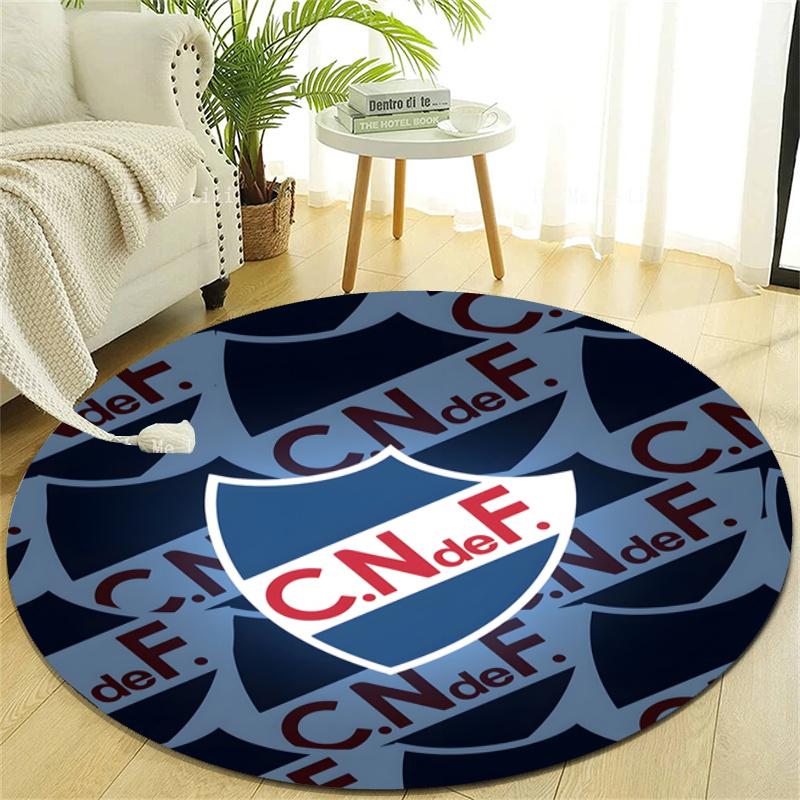 Personalized Club Nacional de Football Round Chair Office Rug - Perfect for Mat, Office Chair & More - Ideal Gift for Birthdays and Holidays