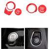 For BMW 1 2 3 4 Series X1 F48 F20 F21 F30 F32 F33 F34 F36 F45 F46 Car Engine Start Button Stickers Ignition Key Ring Trim Cover
