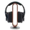 Stylish bamboo headphone stand for those who want to pay attention to their interior Scandinavian-style (brown) design.