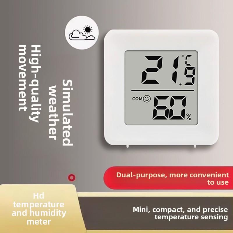 High-Precision Electronic Wall-Mounted Thermometer for Indoor Domestic Use