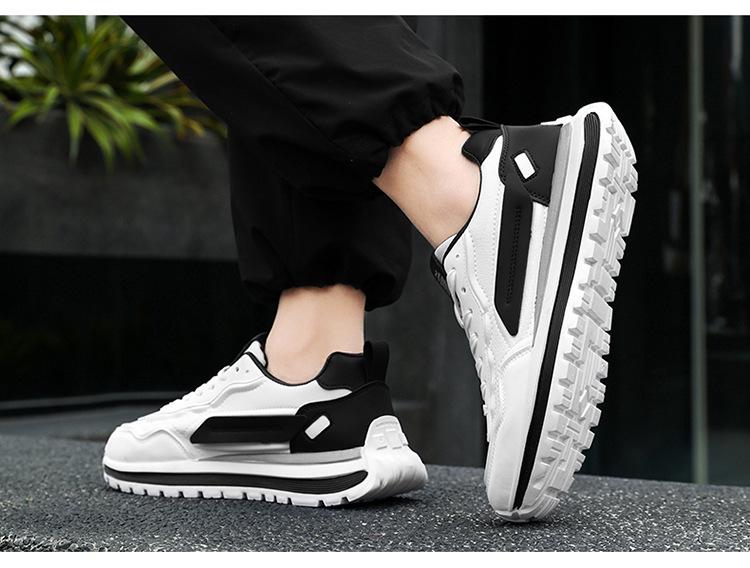 2024 Winter Breathable Men's Fashion High-End Sports Casual Shoes - Comfortable All-Match Daddy Sneakers