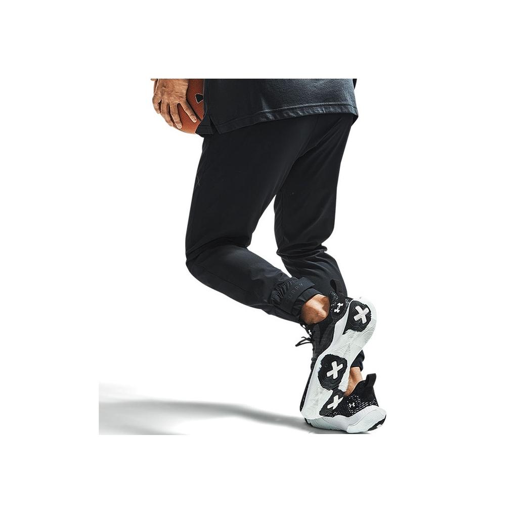 Under Armour Stretch Woven Casual Long Pants Men Bottoms Black 1361998-001