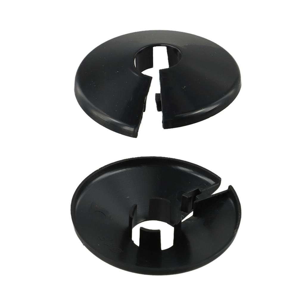 2 ks Krytů na radiátorové trubky + Objímky na trubky 15 x 500 mm / Objímky na trubky 15 mm bílá černá