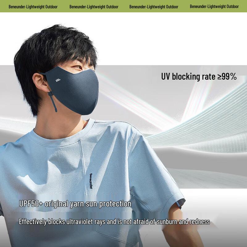 Beneunder Ultra-Breathable Full-Face Sun Protection Cycling Mask