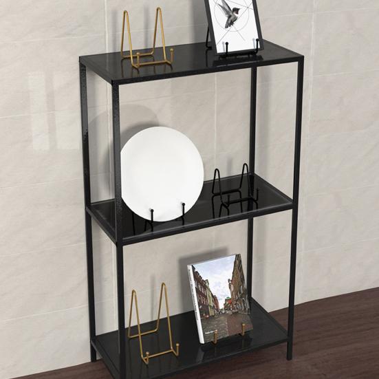 Metal Plate Display Stand Picture Frame Easel Tabletop Picture Stand Wire Easel for Display Photo Frame Book Sign Vinyl Record