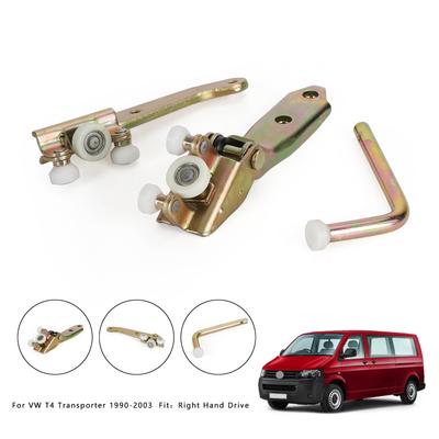 Spodné, stredné a horné kladky pre ľavé posuvné dvere pre VW T4 Transporter 1990-2003 Pravostranné riadenie