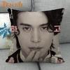Custom Lee Dong Wook KPOP Pillowcase  Wedding Decorative Cotton Linen Pillow Case For Home Pillow Cover 45X45cm One Side