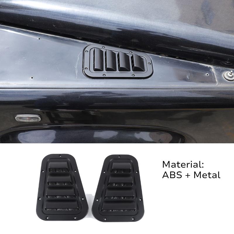 For Land Rover Defender 90 110 130 2004-2018 Aluminum Alloy Black Car Hood Protection Panel Decorate Stickers Car Accessories