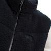 Vans FW22 Solid Color Letter Logo Zipper Down Vest Unisex Vests Black VN00090YBLK
