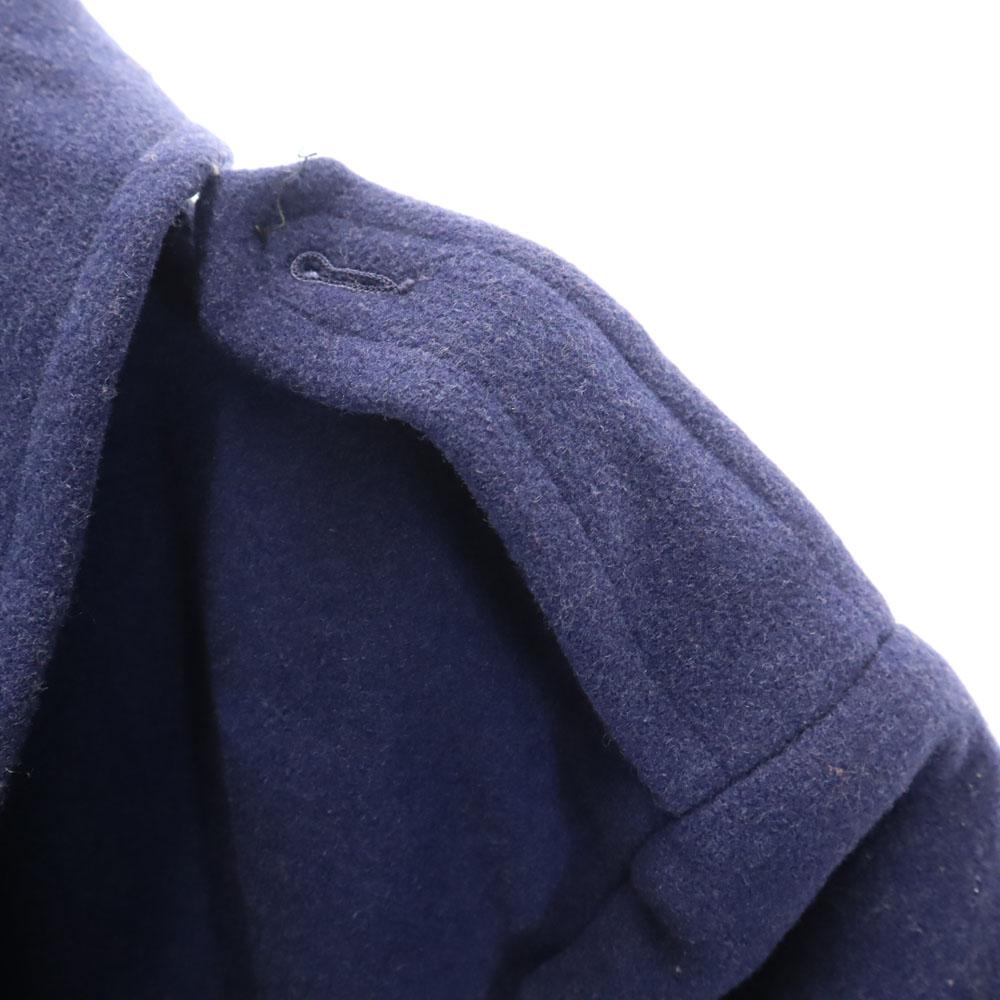 US AIR FORCE 50s Vintage Wool Blend Wool coat 35XS blue Military Overcoat Men's Used