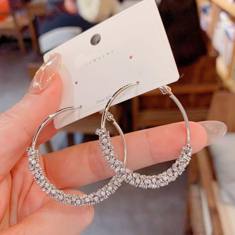 European and American Exaggerated 111 Silver Needle Light Luxury High-end Earrings, Fashionable Personalized Design Earrings Geometric Earrings