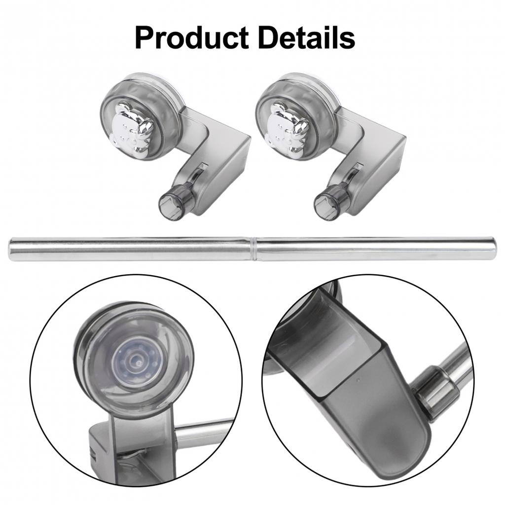 Adjustable Towel Holder Suction Cup Towel Bar Does Not Damage Walls