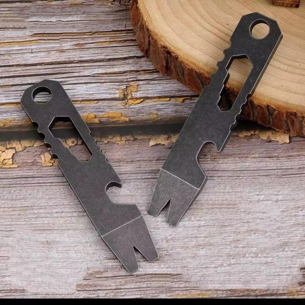 Stainless Steel EDC Wrench Portable Bottle Opener Durable Screwdriver Multi-Tool Outdoor