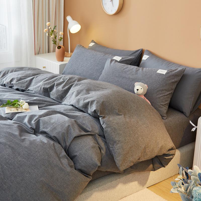 Minimalist Antibacterial Duvet and Sheet Set - Dorm Three-Piece
