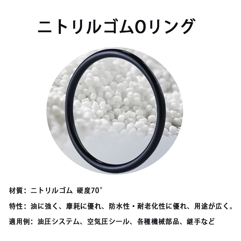 LEAUNGYOO O-Rings, Rubber Gasket, O-Ring, Heat Resistant, Resistant, Waterproof, Metric, Sealing Gasket, NBR