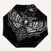 Dark Moth Symbol Tattoo Design StickerUmbrella, Portable 3-Fold Umbrella for Men & Women,Christmas Gift ES274