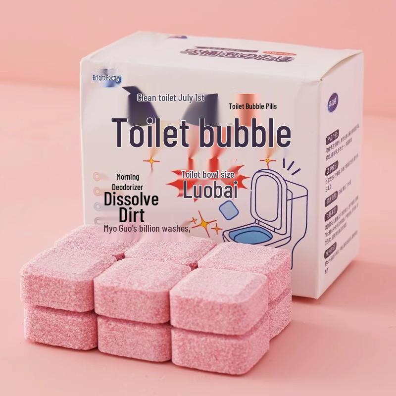 Engångstoalettrensare: Brustabletter för Deodorisering & Luktborttagning för Fläckborttagning & Avkalkning