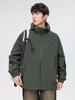 Trendy American Windbreaker Jacket - Unisex Hooded, Lightweight, Autumn/Winter, Waterproof & Breathable