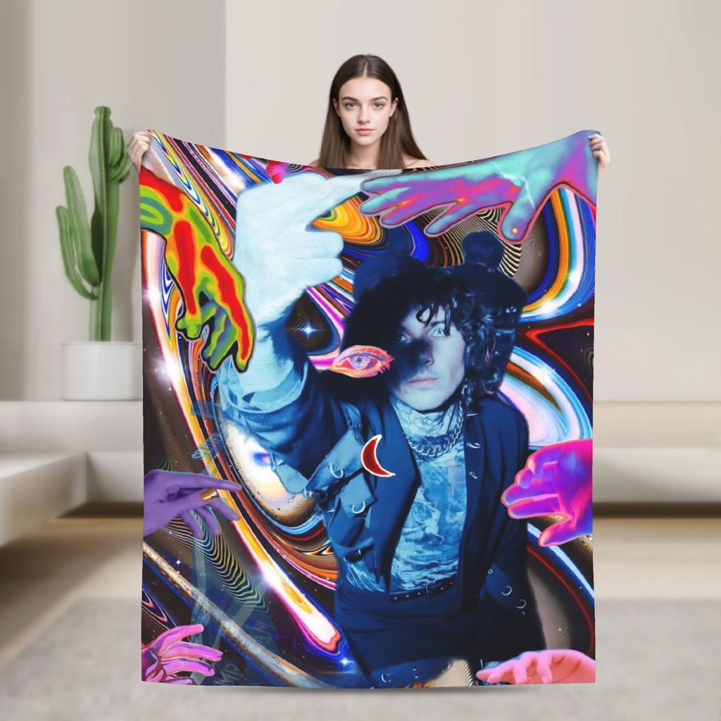 Bring Me The Horizons Blanket MBTH Super Warm Graphic Plush Bedding Throws For Girls Boys Couch Chair Sofa Flannel Bedspread
