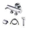 Chrom Badezimmer Dusche Bidet Sprüher Toilette Handbrause Gold Messing Bidet Set Toiletten Bidet Sprüher Selbstreinigende Dusche Schwarz