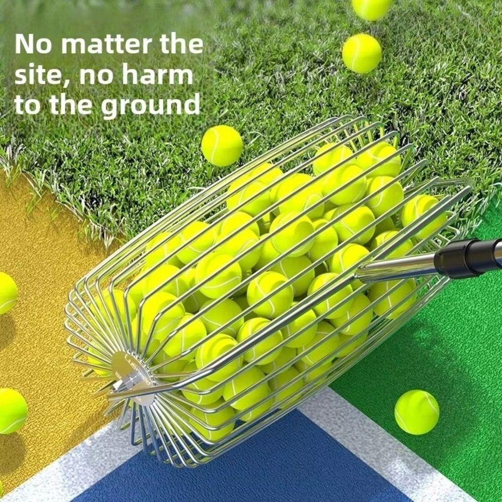 Efficient Tennis Ball Picker Telescopic Tennis Balls Collector  Professional Use