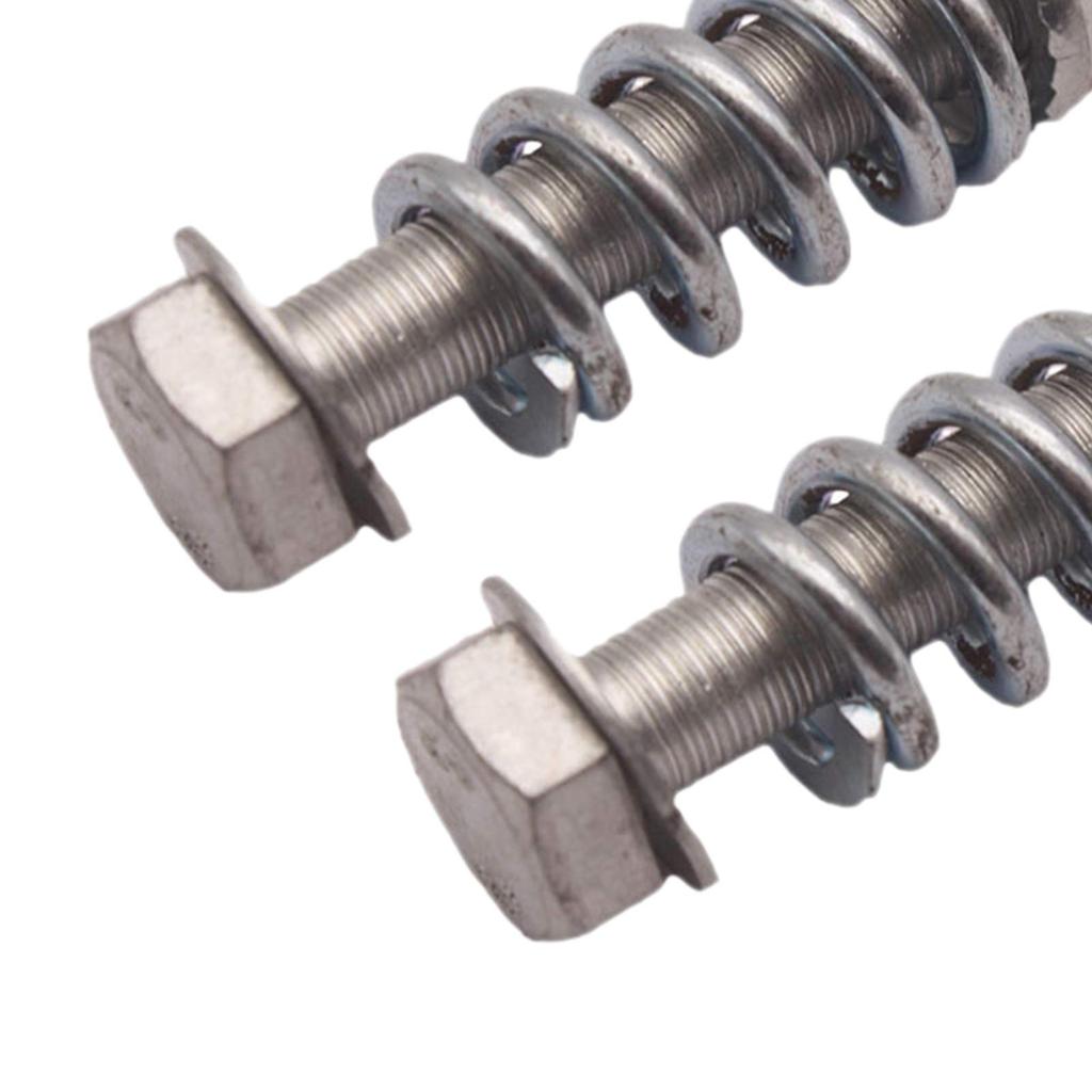 MERIGLARE 2pcs/pcs M10x1.5 Exhaust Bolt and Spring Kit, Durable Material High Reliability