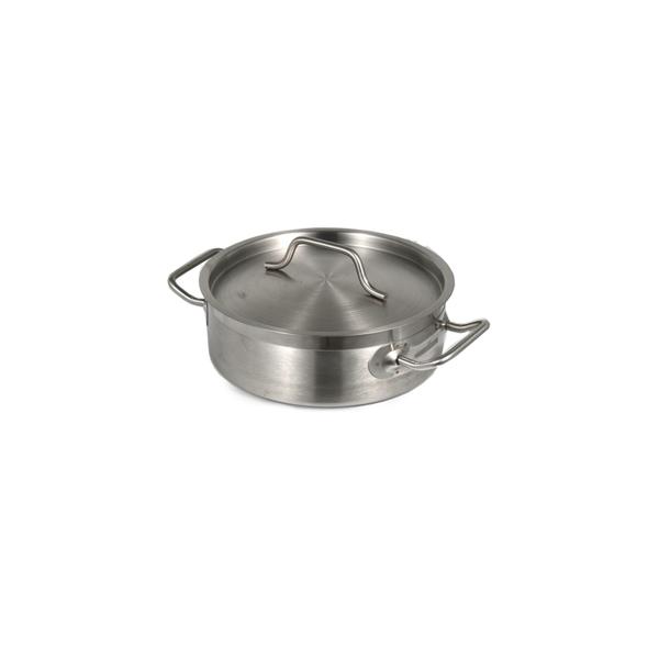 Stainless Steel Hot Sauce Pan Cookware Cooking Milk Pot With Handles 300*100mm