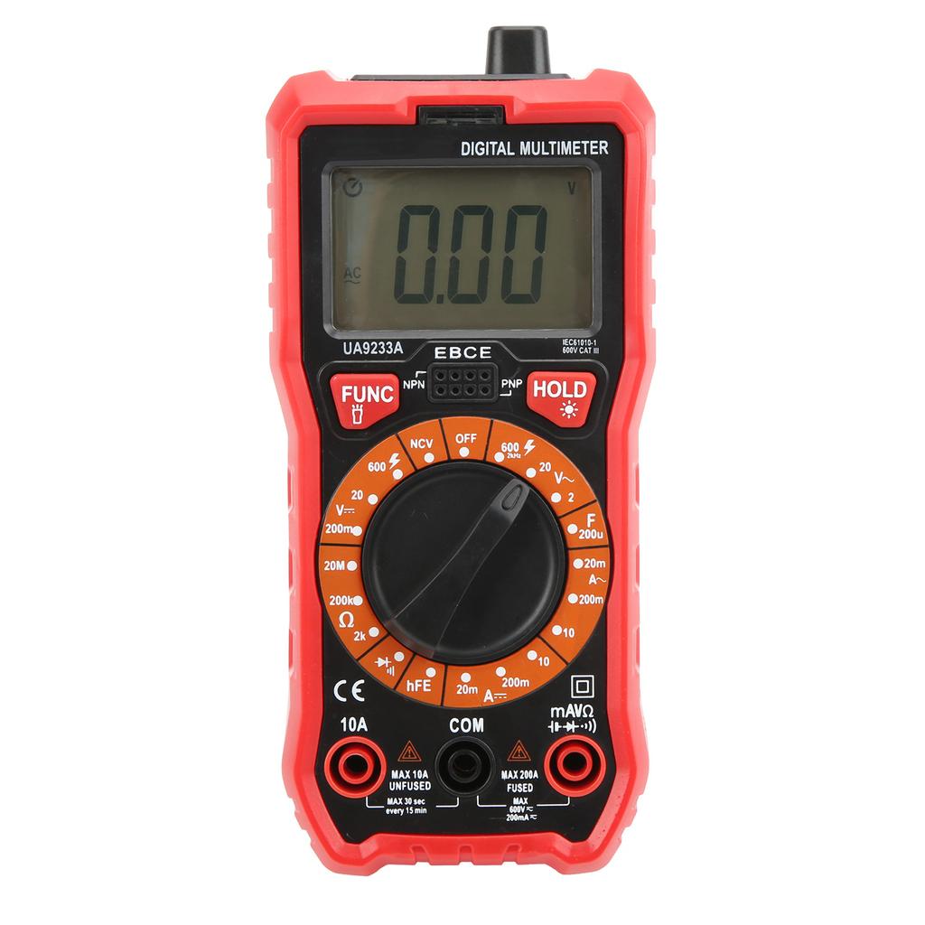 Digital Multimeter Portable UA9233A Current Voltage Capacitance Tester for Electrician