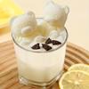 1PC Teddy Bear Ice Cube Mold, 4-cavity Silicone Ice Cube Tray, Cute Ice Cube Mold, Washable
